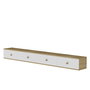 Hanah Home Zuzu Double - Roble Zafiro y Blanco